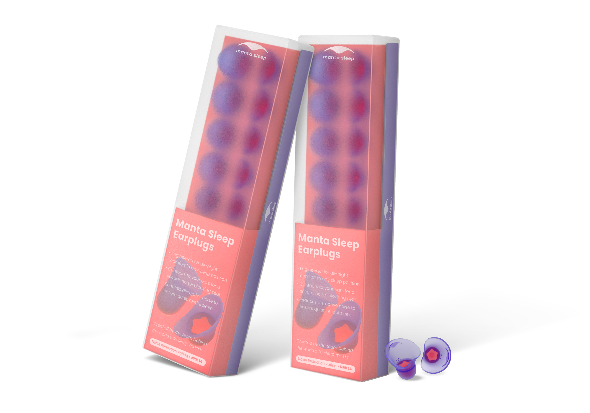 Manta Sleep Earplugs Twin Set